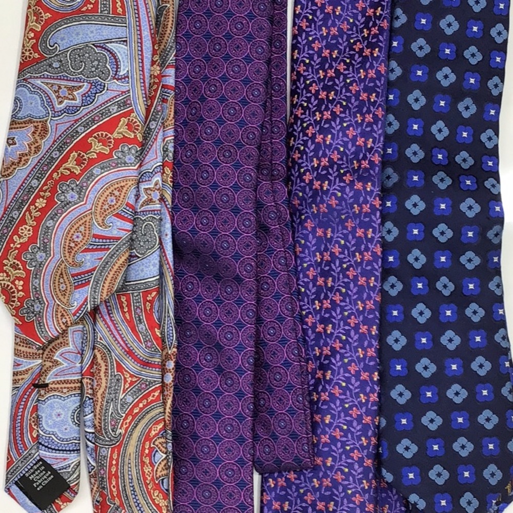 Men's Multicolor Tie Set - Picture 2 of 6